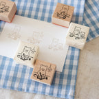 【forme】forme Wood Rubber Stamp- Kuma
