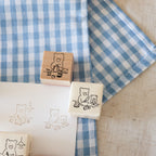【forme】forme Wood Rubber Stamp- Kuma