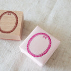 【forme】Wood Rubber Stamp- Waku Race Ribbon