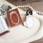 Jieyanow Atelier- "Frame the Moment" Series Wood Rubber Stamp