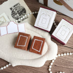 Jieyanow Atelier- "Frame the Moment" Series Wood Rubber Stamp