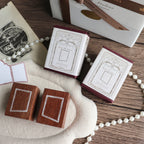 Jieyanow Atelier- "Frame the Moment" Series Wood Rubber Stamp