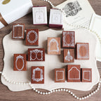 Jieyanow Atelier- "Frame the Moment" Series Wood Rubber Stamp