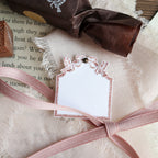Jieyanow Atelier- Wood Rubber Stamp- Bird with Ribbon