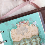 Jieyanow Atelier- Wood Rubber Stamp- Bird with Ribbon