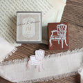 Jieyanow Atelier- "Tailored To Precision" Collection Wood Rubber Stamp