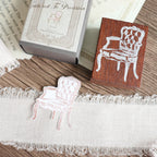 Jieyanow Atelier- "Tailored To Precision" Collection Wood Rubber Stamp