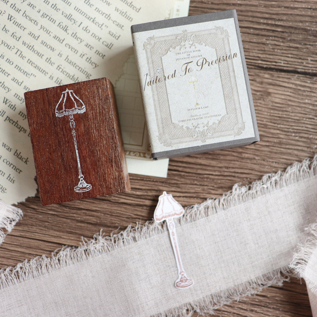 Jieyanow Atelier- "Tailored To Precision" Collection Wood Rubber Stamp