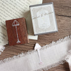 Jieyanow Atelier- "Tailored To Precision" Collection Wood Rubber Stamp