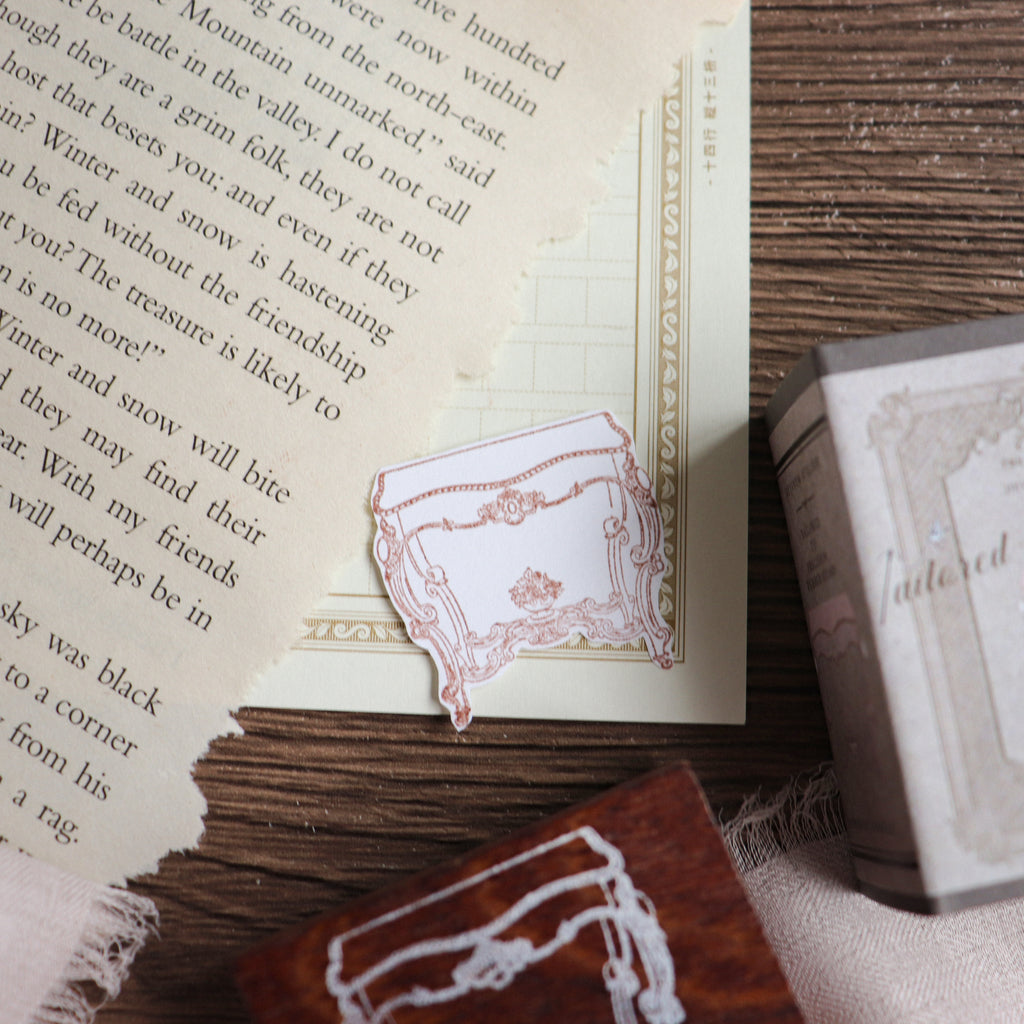 Jieyanow Atelier- "Tailored To Precision" Collection Wood Rubber Stamp