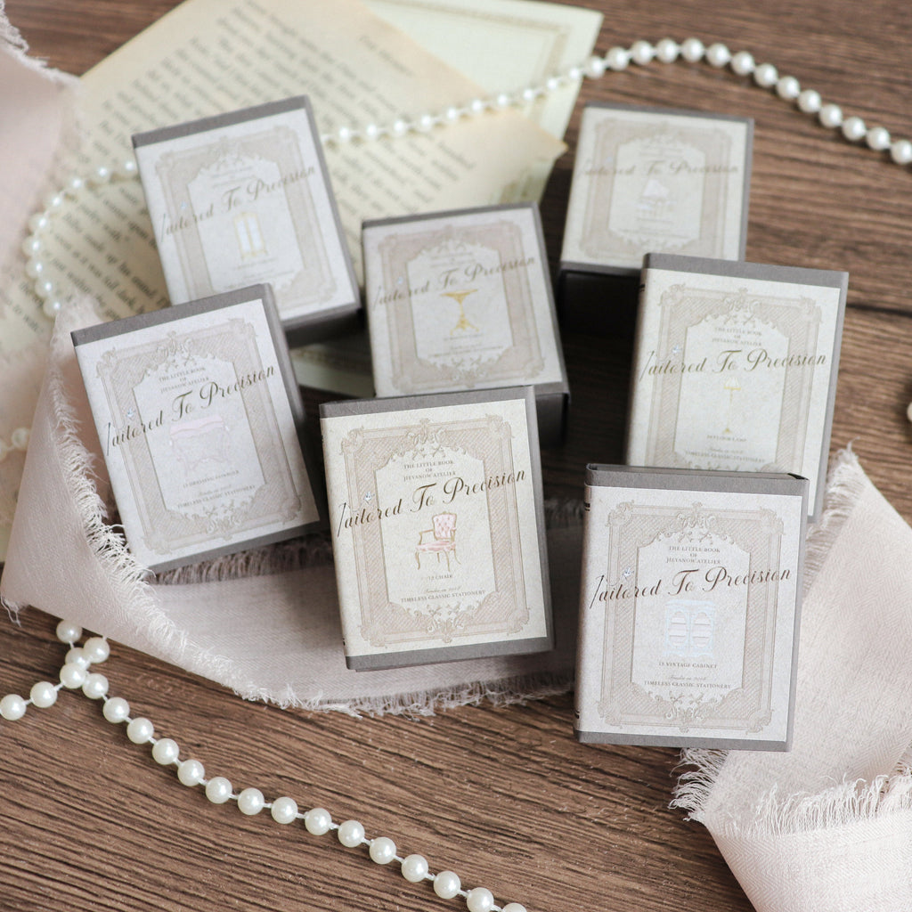 Jieyanow Atelier- "Tailored To Precision" Collection Wood Rubber Stamp