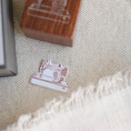 Jieyanow Atelier- "Tailored To Precision" Collection Wood Rubber Stamp