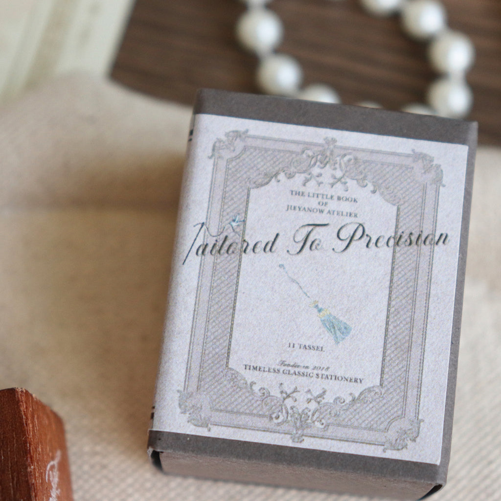 Jieyanow Atelier- "Tailored To Precision" Collection Wood Rubber Stamp