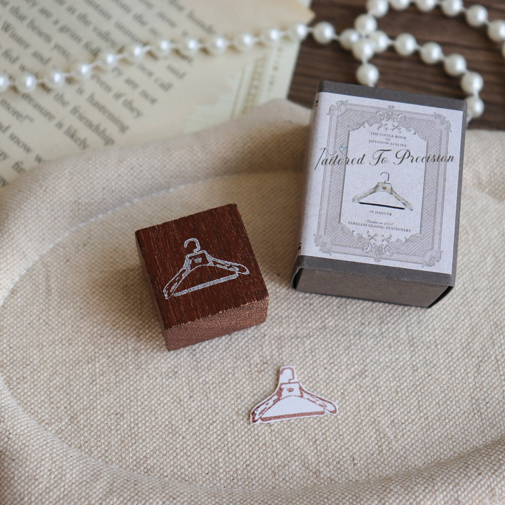 Jieyanow Atelier- "Tailored To Precision" Collection Wood Rubber Stamp