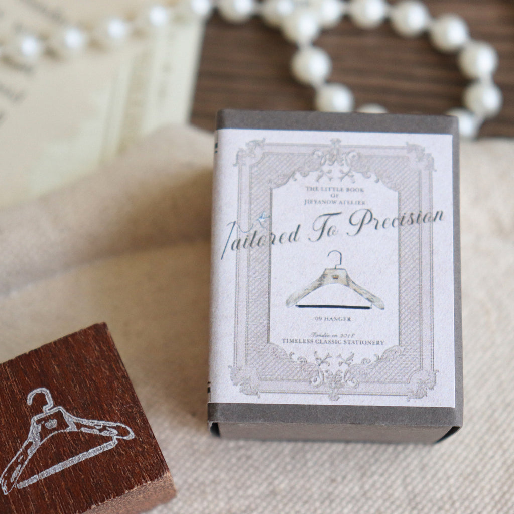 Jieyanow Atelier- "Tailored To Precision" Collection Wood Rubber Stamp