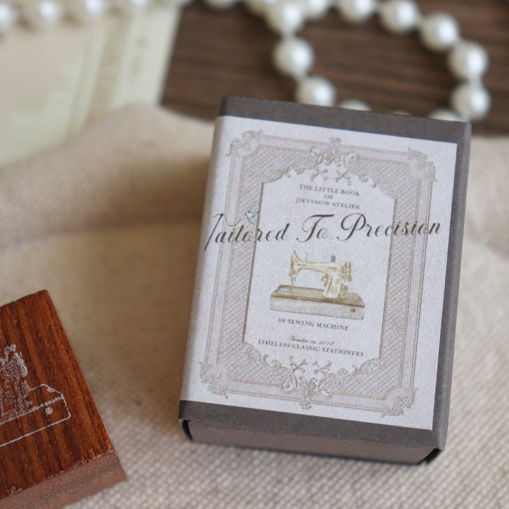 Jieyanow Atelier- "Tailored To Precision" Collection Wood Rubber Stamp
