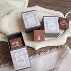 Jieyanow Atelier- "Tailored To Precision" Collection Wood Rubber Stamp