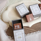 Jieyanow Atelier- "Tailored To Precision" Collection Wood Rubber Stamp