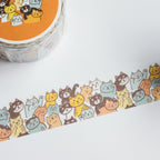 HIGHTIDE Die-Cut Masking Tape - Cat Crowd