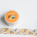 HIGHTIDE Die-Cut Masking Tape - Cat Crowd