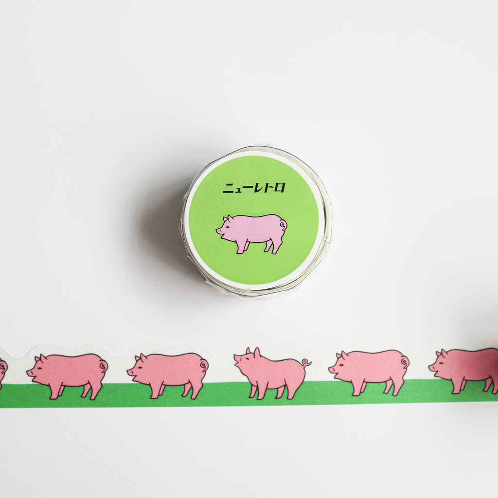 HIGHTIDE Die-Cut Masking Tape - Pig