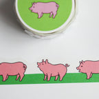 HIGHTIDE Die-Cut Masking Tape - Pig