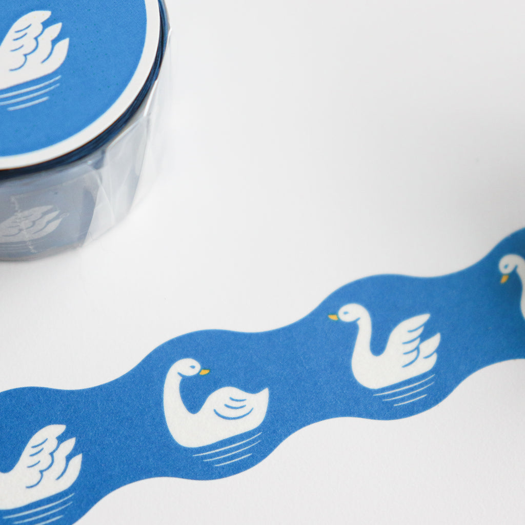 HIGHTIDE Die-Cut Masking Tape - Swan