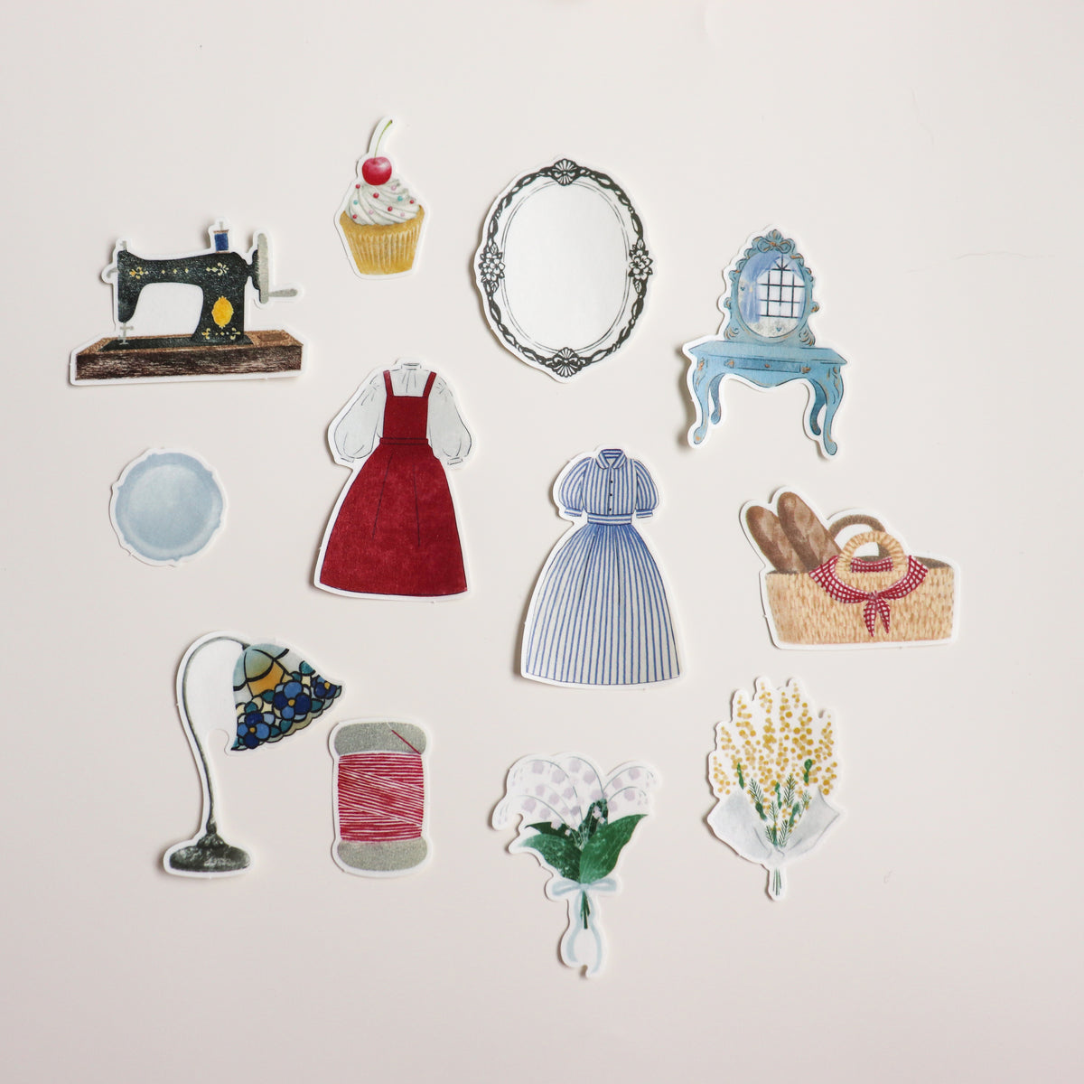 Nonco Hanco- Matchbox Flake Stickers:A Girl's Closet