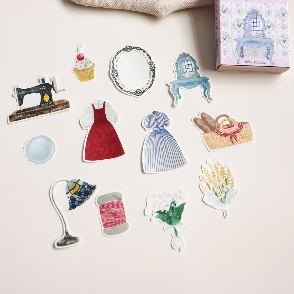 Nonco Hanco- Matchbox Flake Stickers:A Girl's Closet
