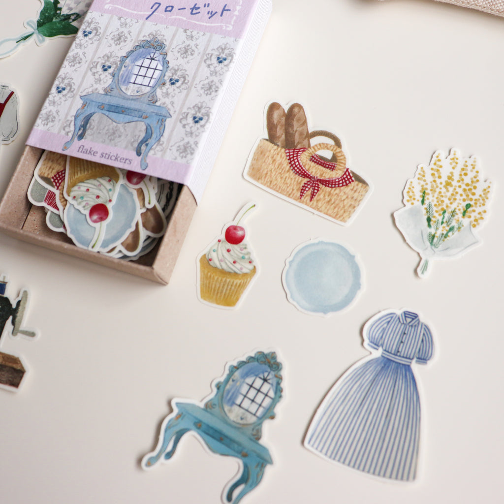 Nonco Hanco- Matchbox Flake Stickers:A Girl's Closet