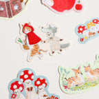 Tokorokomugi- Matchbox Flake Stickers: A Gift from the Forest