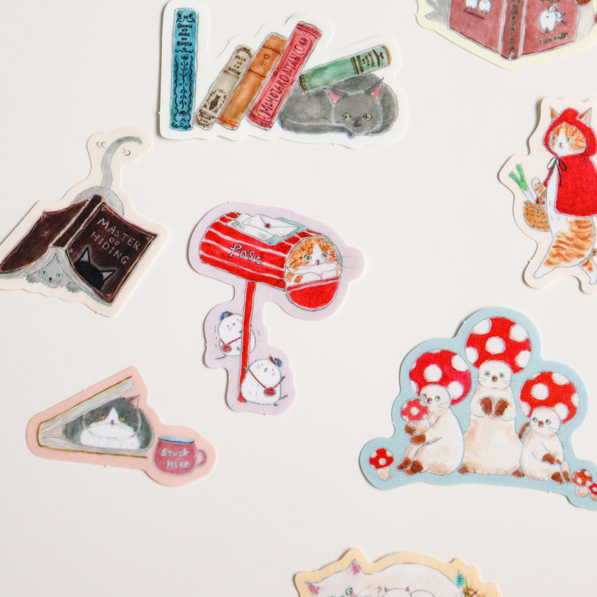 Tokorokomugi- Matchbox Flake Stickers: A Gift from the Forest
