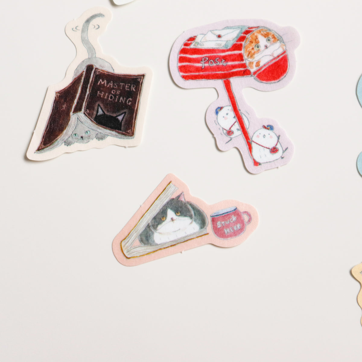 Tokorokomugi- Matchbox Flake Stickers: A Gift from the Forest
