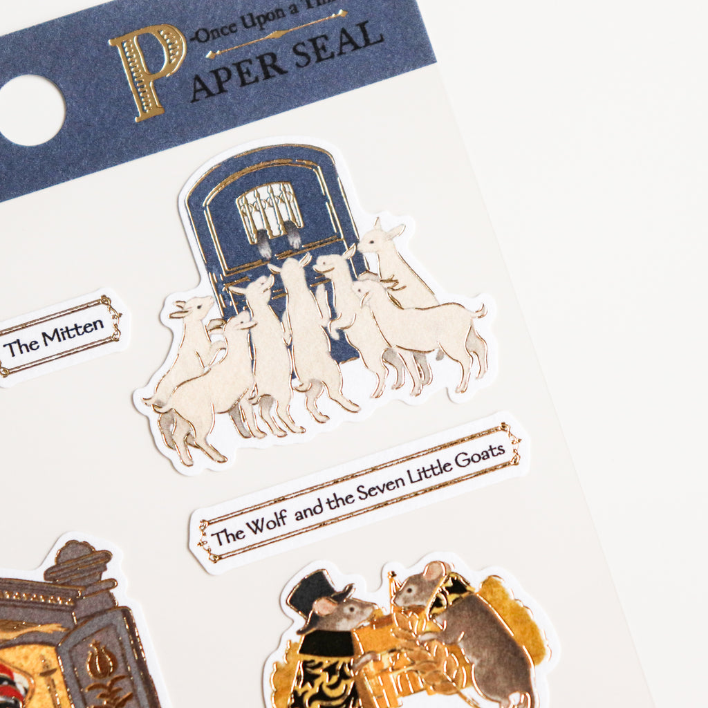 Naffy- Gold Foil Cotton Paper Sticker