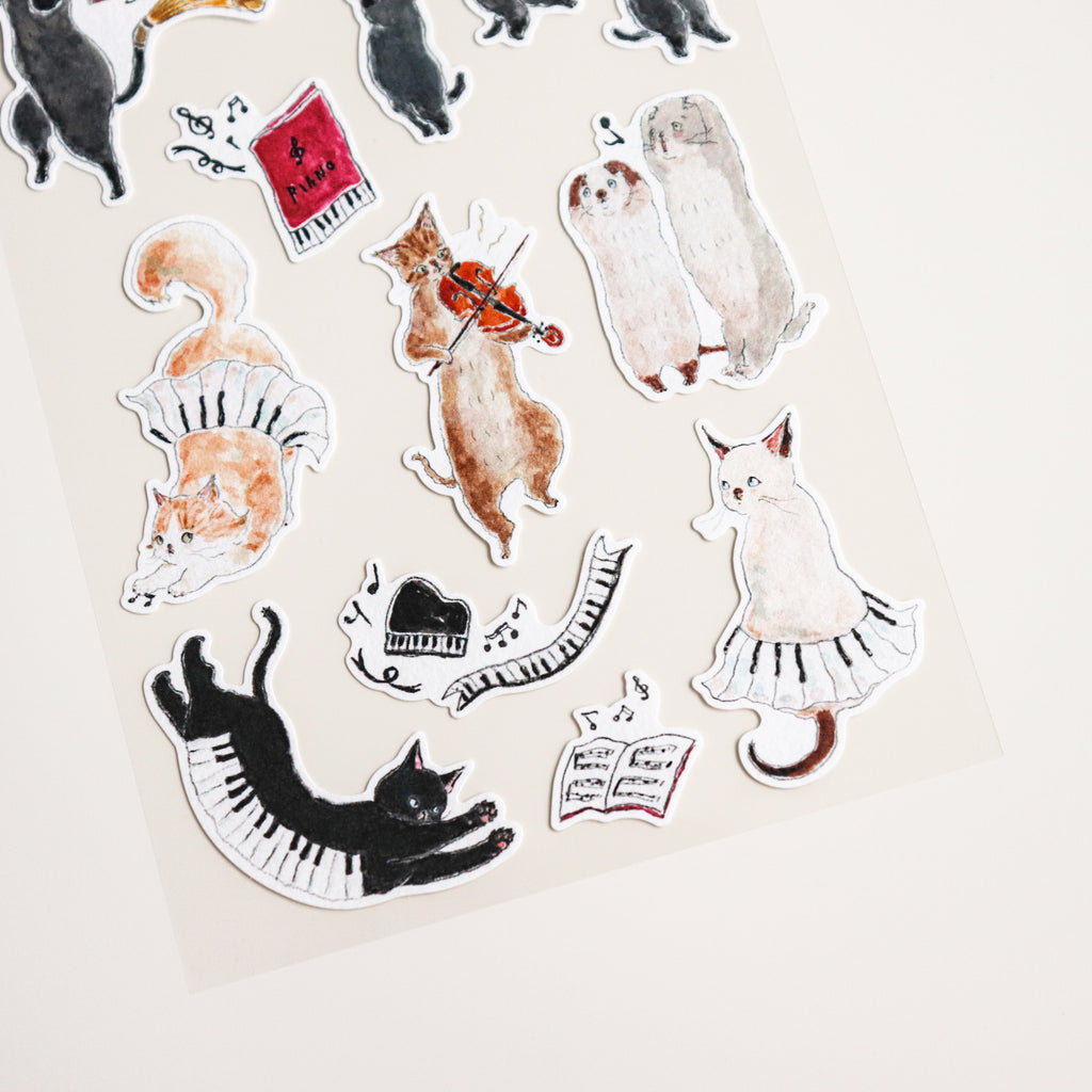 Tokorokomugi- Sticker Sheet- Music