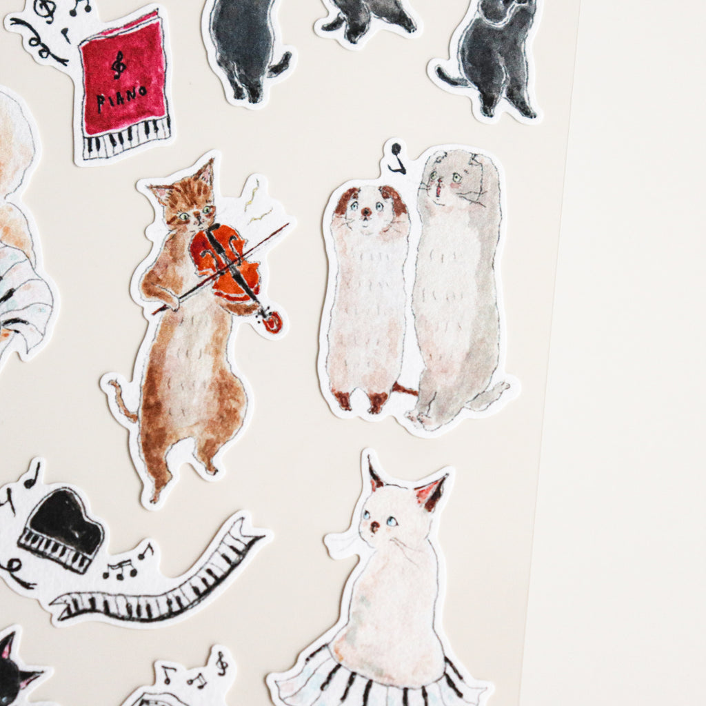 Tokorokomugi- Sticker Sheet- Music