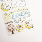 Tokorokomugi- Sticker Sheet- Kinyanko in Sparking Night