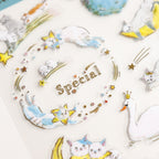 Tokorokomugi- Sticker Sheet- Kinyanko in Sparking Night