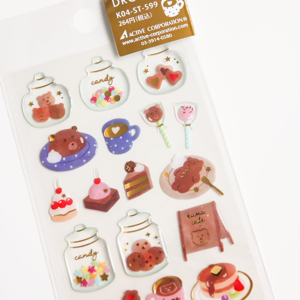 Active Corporation- Epoxy Stickers- Sweets