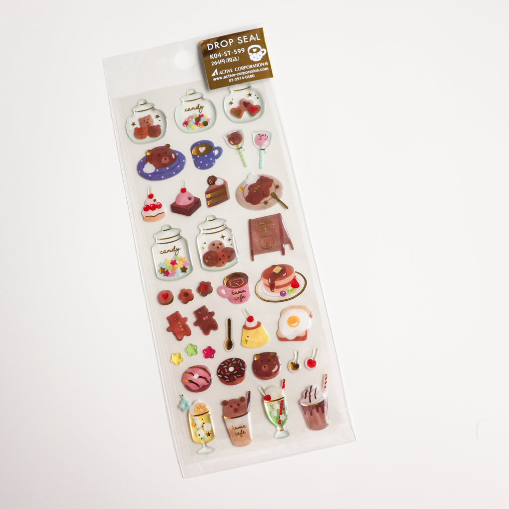 Active Corporation- Epoxy Stickers- Sweets