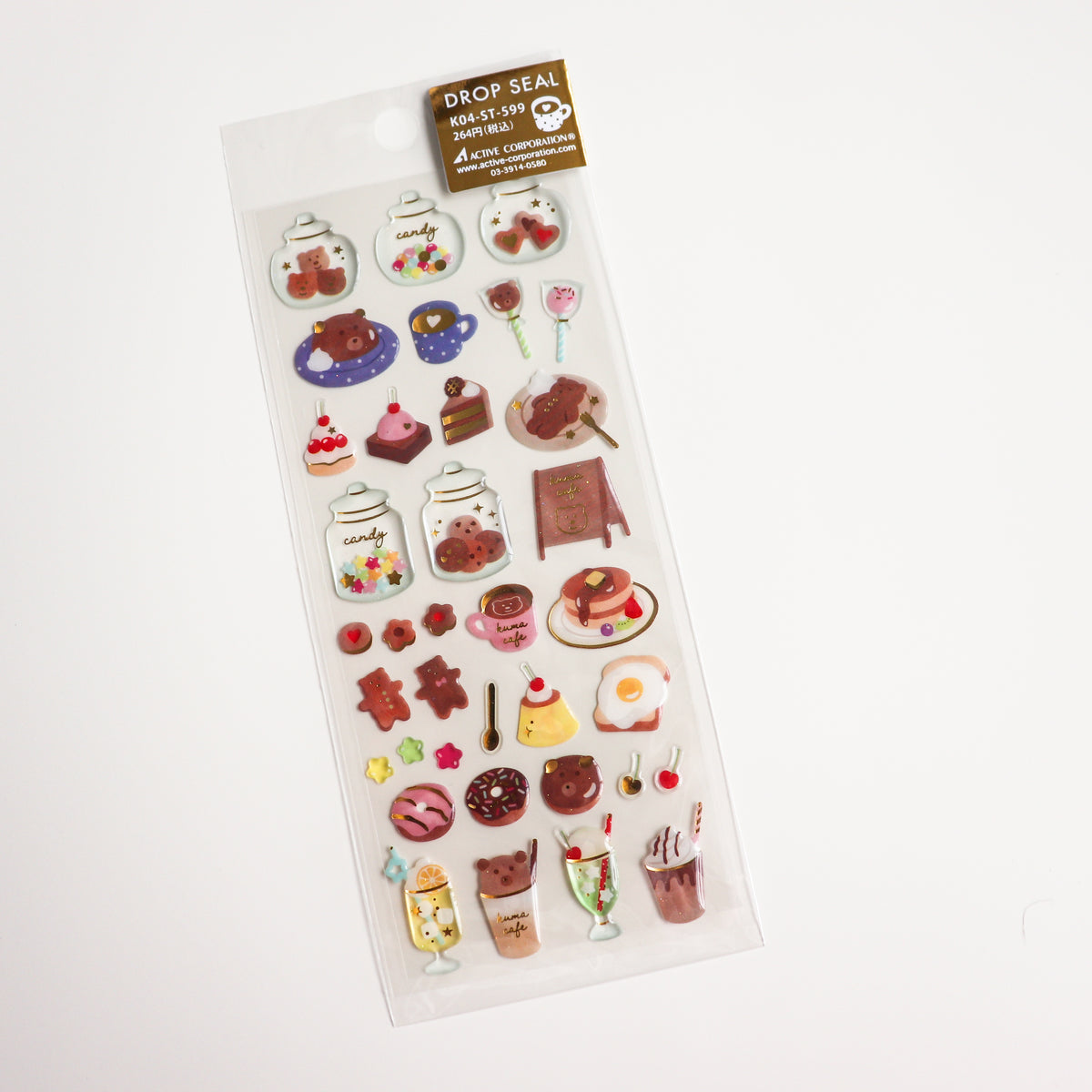 Active Corporation- Epoxy Stickers- Sweets