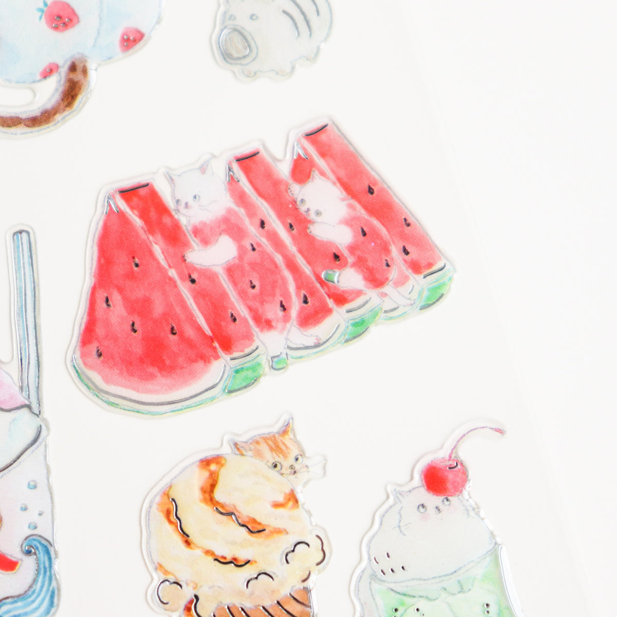 Tokorokomugi- Epoxy Stickers- Summer