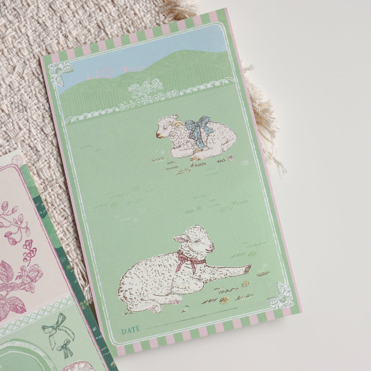 Aya Inoue- Memo Pad/ Pocket Size Loose Leaf Refills- Sheep