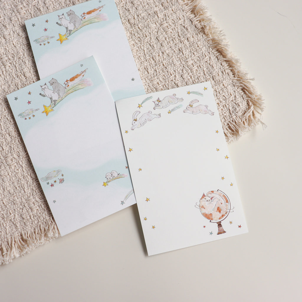 Tokorokomugi- Memo Pad/ Pocket Size Loose Leaf Refills- Star