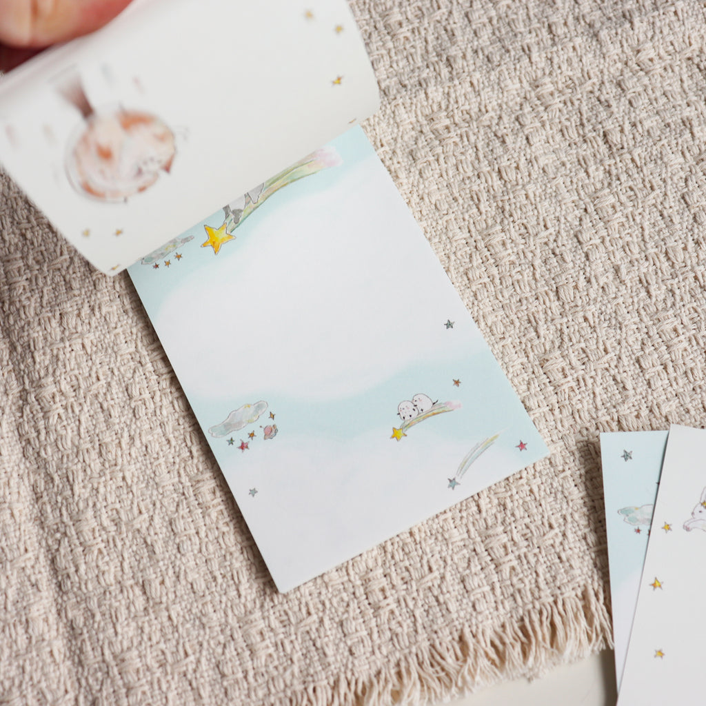 Tokorokomugi- Memo Pad/ Pocket Size Loose Leaf Refills- Star