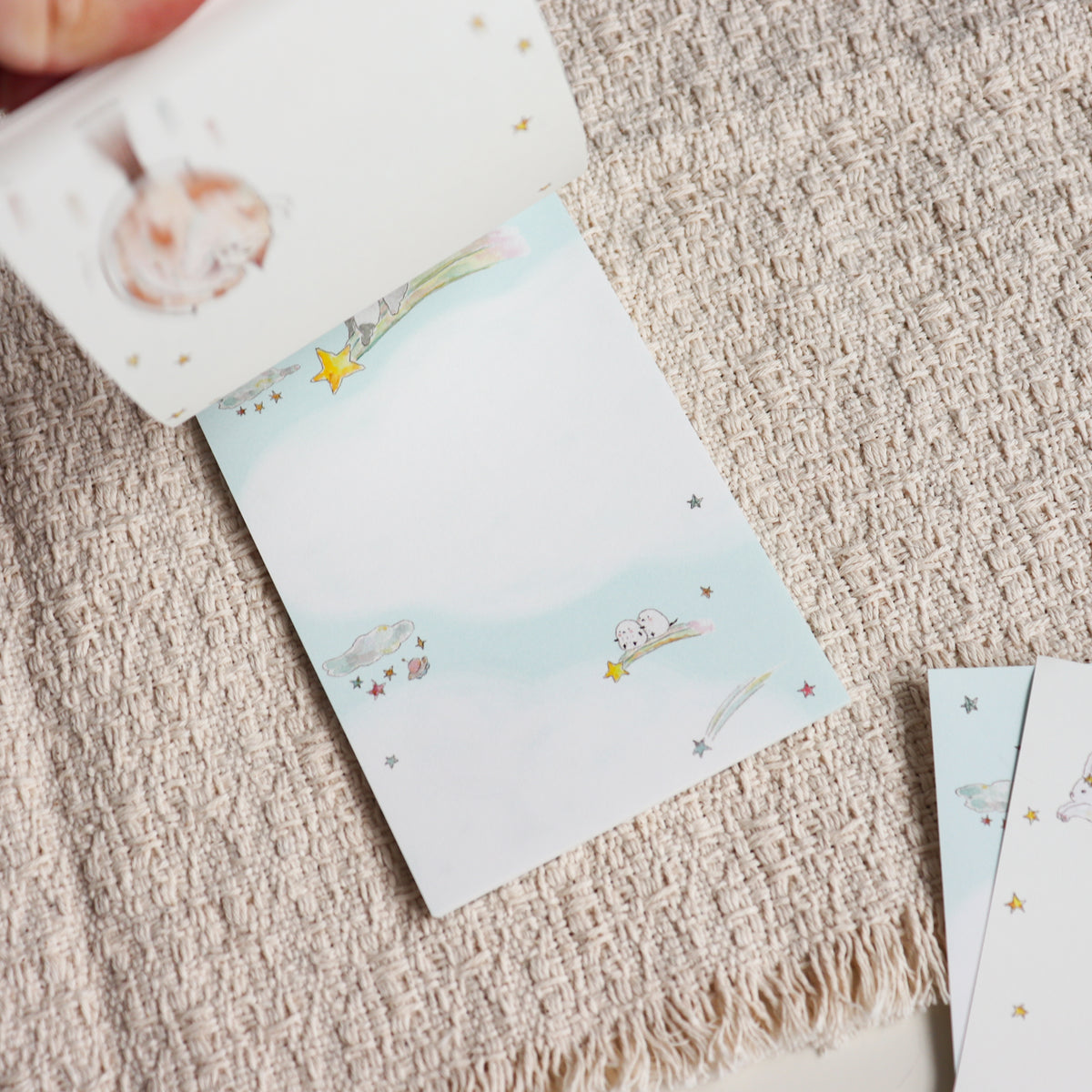 Tokorokomugi- Memo Pad/ Pocket Size Loose Leaf Refills- Star