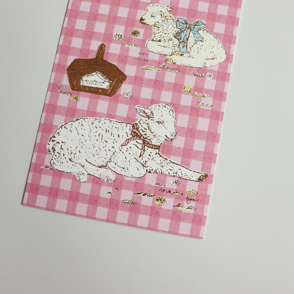Aya Inoue- Postcard- Sheep