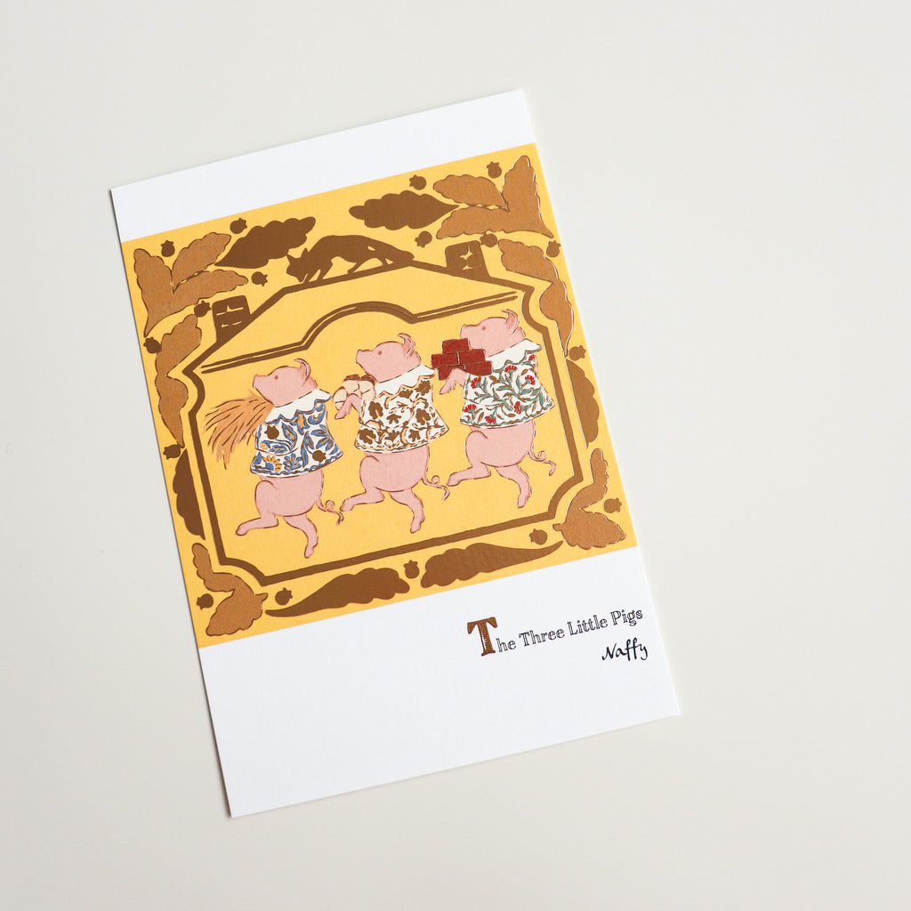 Naffy- Postcard- The Three Little Pigs