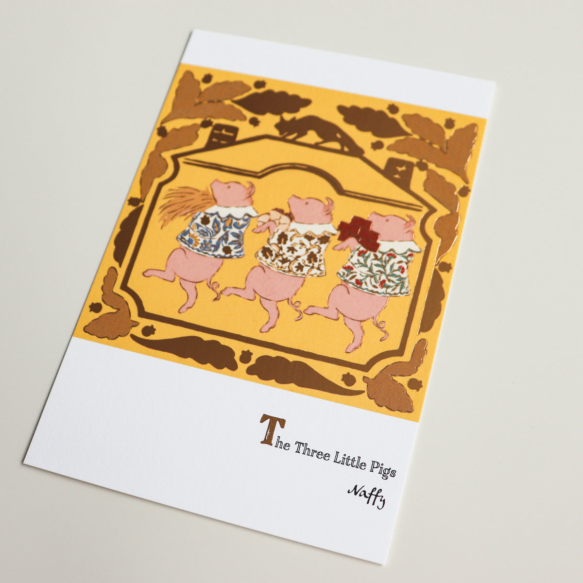 Naffy- Postcard- The Three Little Pigs