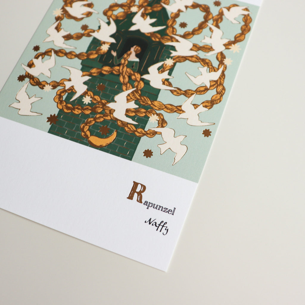 Naffy- Postcard-Rapunzel